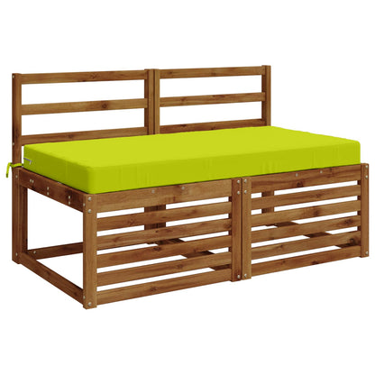 vidaXL Seat Cushion SOEST 100% Polyester Bright Green 120 x 60 x 10 cm