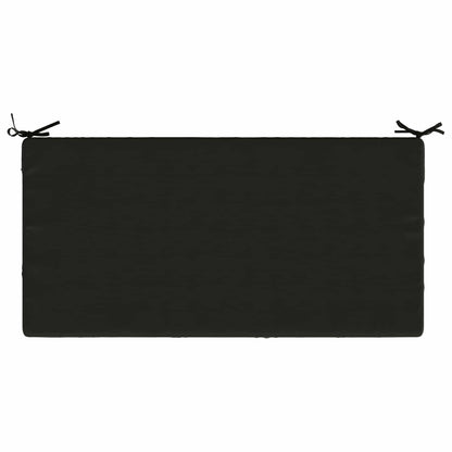 vidaXL Seat Cushion SOEST 100% Polyester Black 120 x 60 x 10 cm