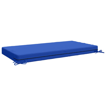 vidaXL Seat Cushion SOEST 100% Polyester Royal Blue 120 x 60 x 10 cm