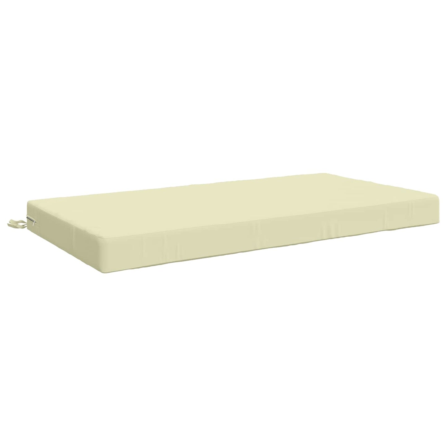 vidaXL Seat Cushion SOEST 100% Polyester Cream 120 x 60 x 10 cm