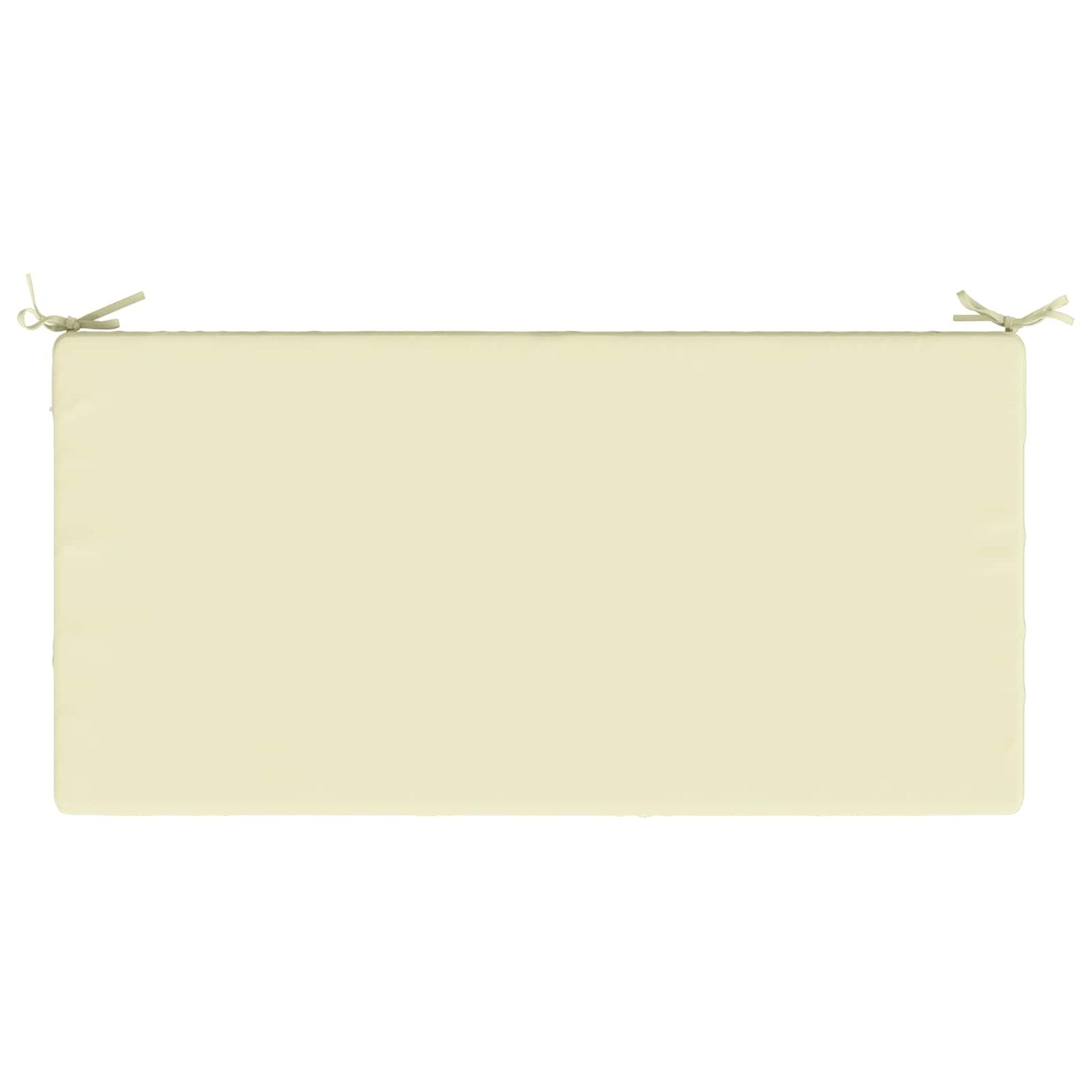 vidaXL Seat Cushion SOEST 100% Polyester Cream 120 x 60 x 10 cm