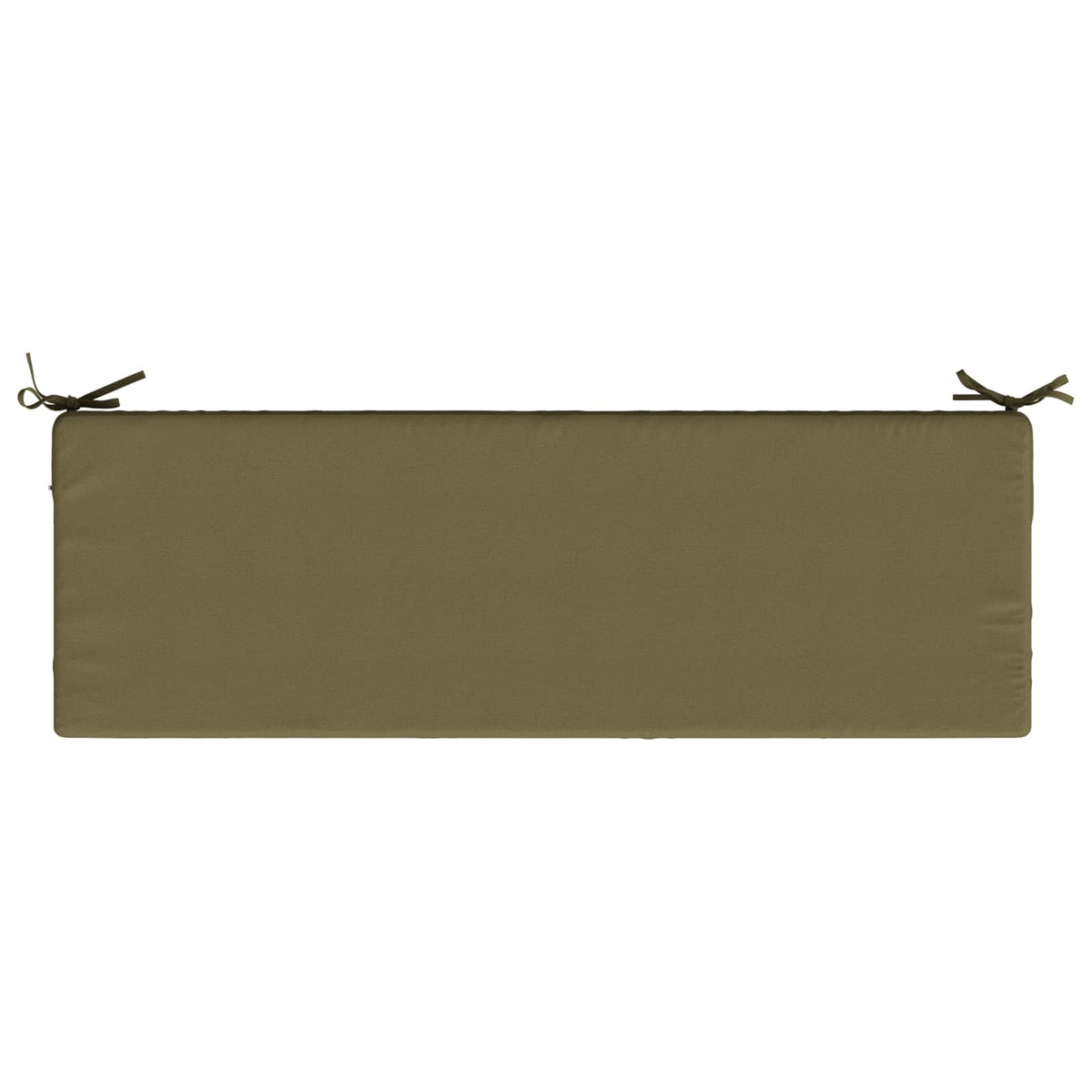 vidaXL Seat Cushion SOEST 100% Polyester Olive Green 120 x 40 x 10 cm
