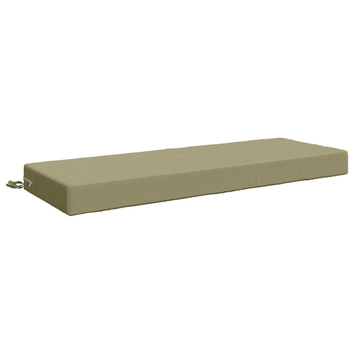 vidaXL Seat Cushion SOEST 100% Polyester Light Green 120 x 40 x 10 cm