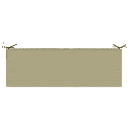 vidaXL Seat Cushion SOEST 100% Polyester Light Green 120 x 40 x 10 cm