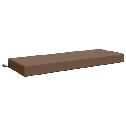 vidaXL Seat Cushion SOEST 100% Polyester Taupe 120 x 40 x 10 cm