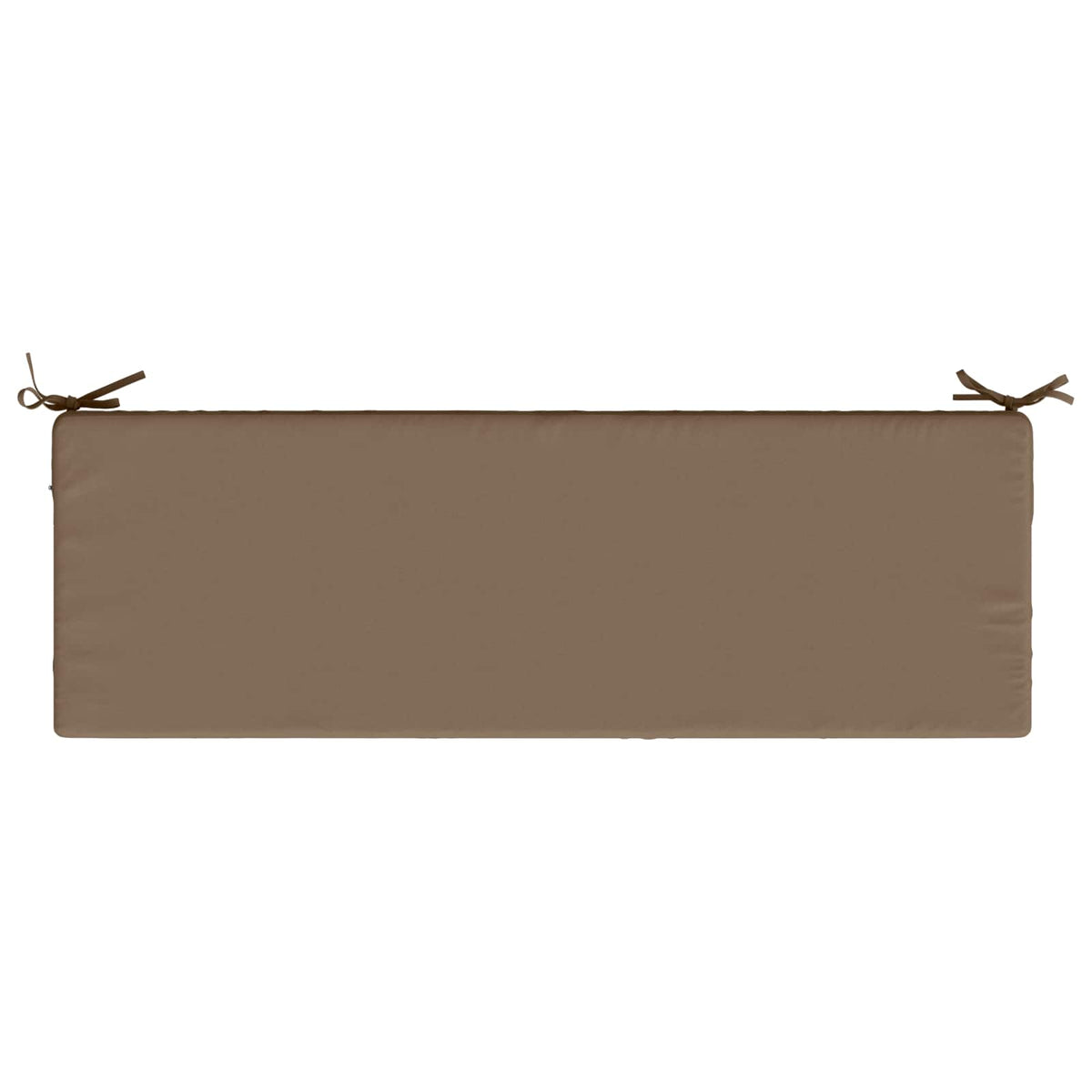 vidaXL Seat Cushion SOEST 100% Polyester Taupe 120 x 40 x 10 cm