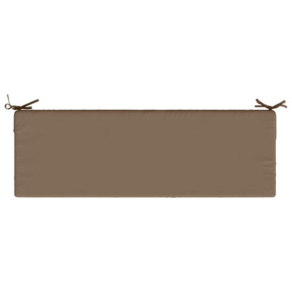 vidaXL Seat Cushion SOEST 100% Polyester Taupe 120 x 40 x 10 cm