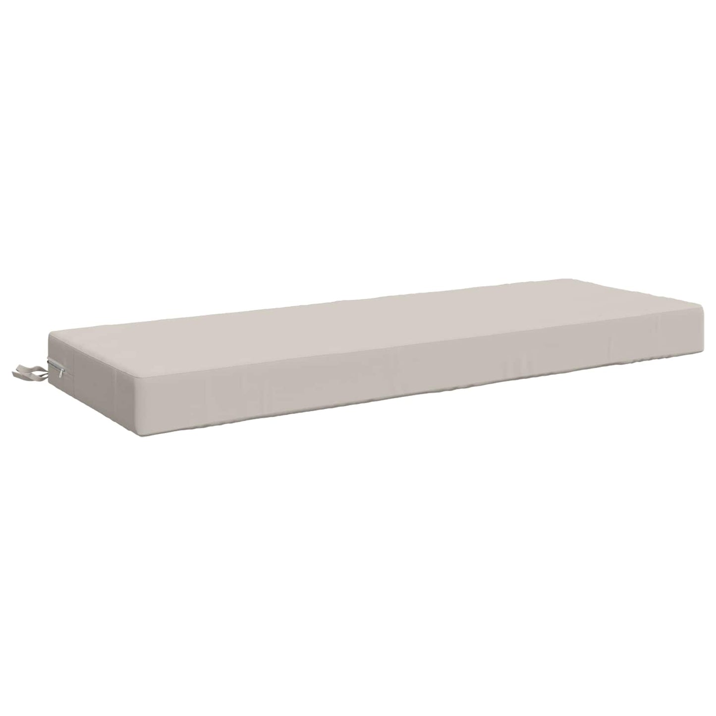 vidaXL Seat Cushion SOEST 100% Polyester White 120 x 40 x 10 cm