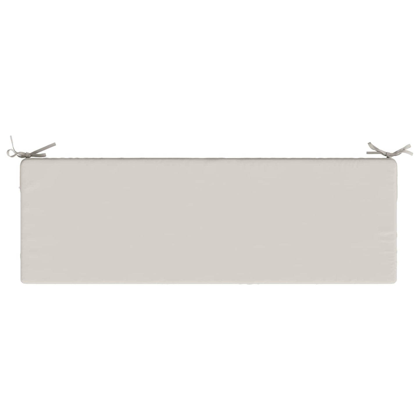 vidaXL Seat Cushion SOEST 100% Polyester White 120 x 40 x 10 cm