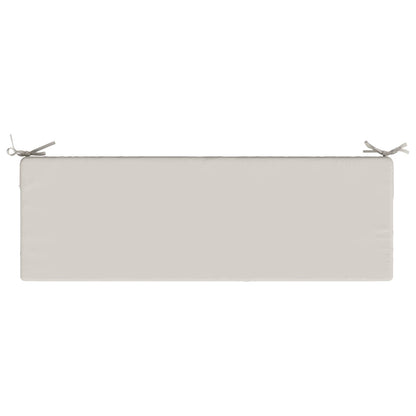vidaXL Seat Cushion SOEST 100% Polyester White 120 x 40 x 10 cm