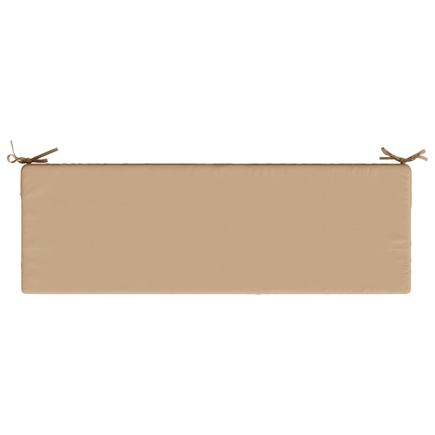 vidaXL Seat Cushion SOEST 100% Polyester Sand 120 x 40 x 10 cm