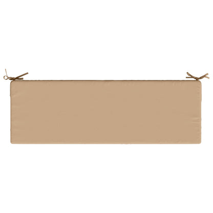 vidaXL Seat Cushion SOEST 100% Polyester Sand 120 x 40 x 10 cm