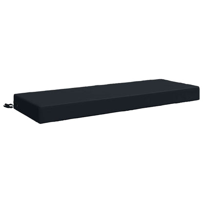 vidaXL Seat Cushion SOEST 100% Polyester Dark Blue 120 x 40 x 10 cm