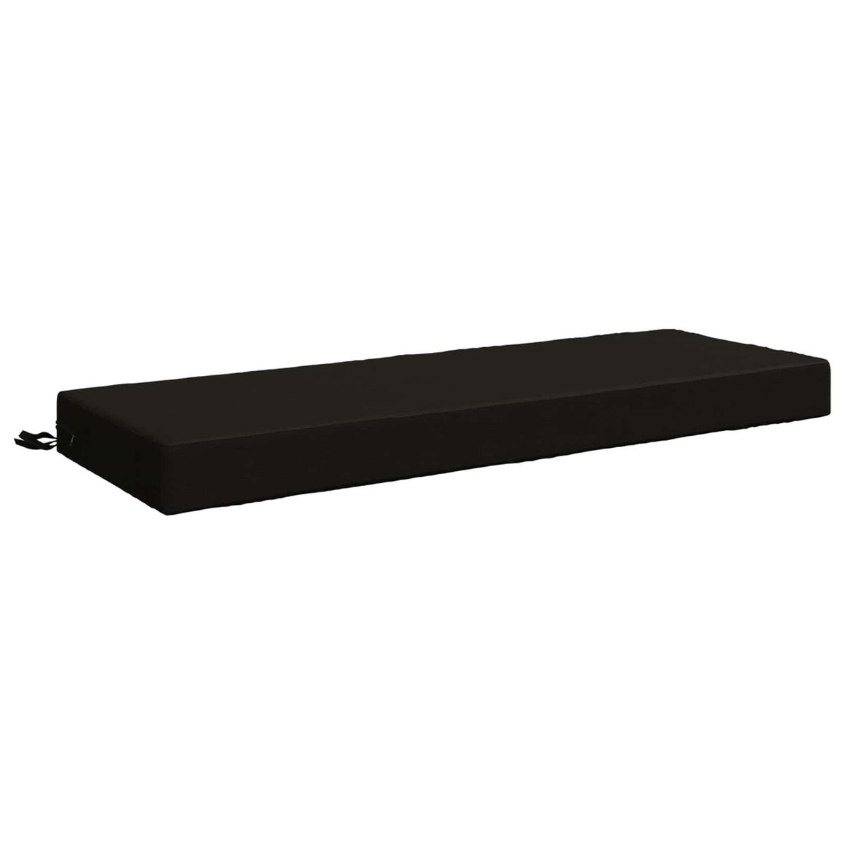 vidaXL Back Cushion SOEST 100% Polyester Black 120 x 40 x 10 cm