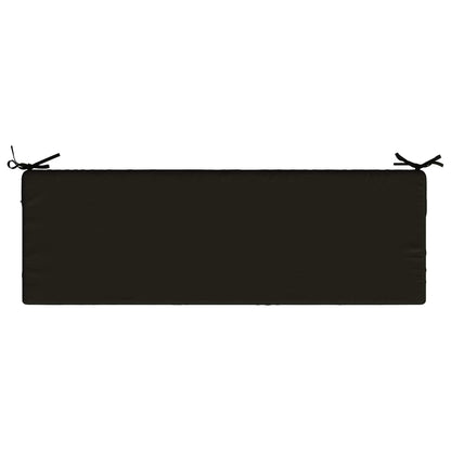 vidaXL Back Cushion SOEST 100% Polyester Black 120 x 40 x 10 cm