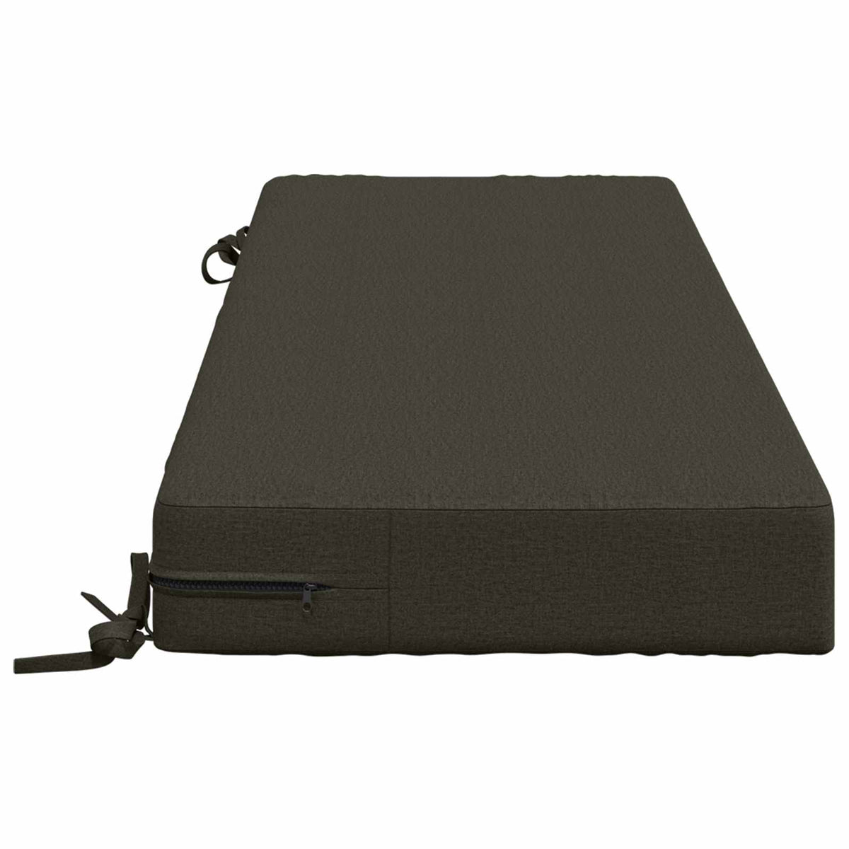 vidaXL Seat Cushion SOEST 100% Polyester Anthracite 120 x 40 x 10 cm