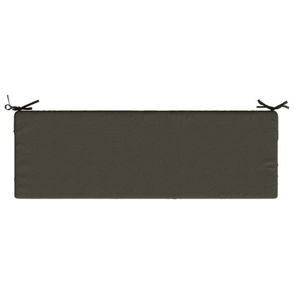 vidaXL Seat Cushion SOEST 100% Polyester Anthracite 120 x 40 x 10 cm