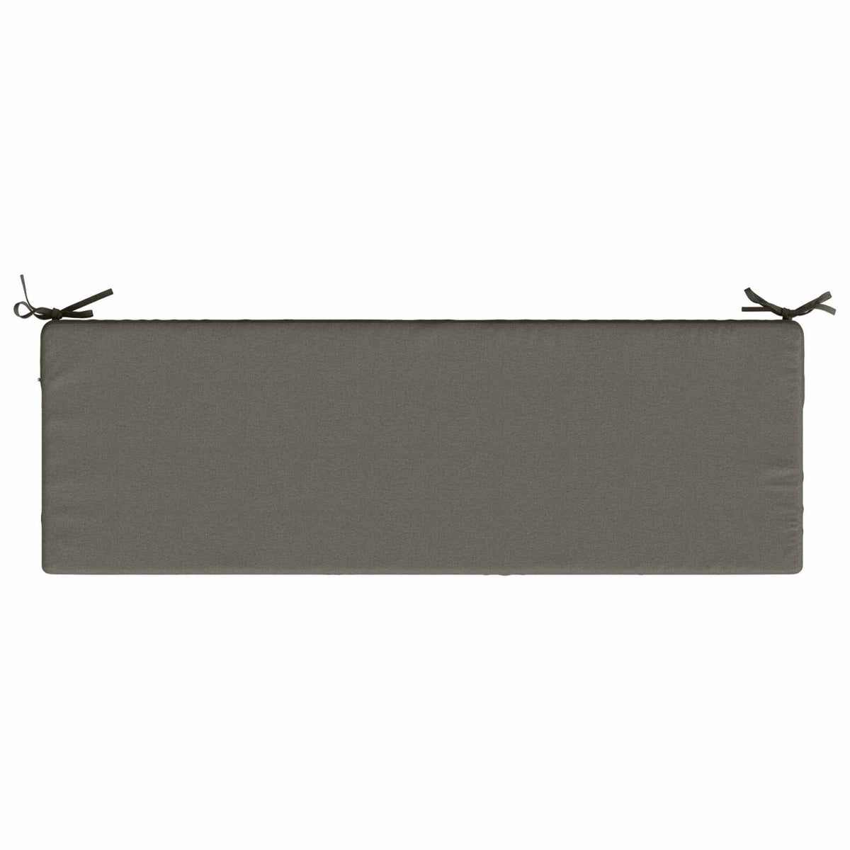 vidaXL Seat Cushion SOEST 100% Polyester Grey 120 x 40 x 10 cm