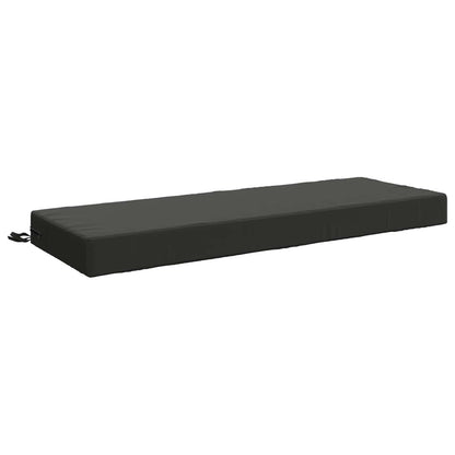 vidaXL Seat Cushion SOEST 100% Polyester Anthracite 120 x 40 x 10 cm