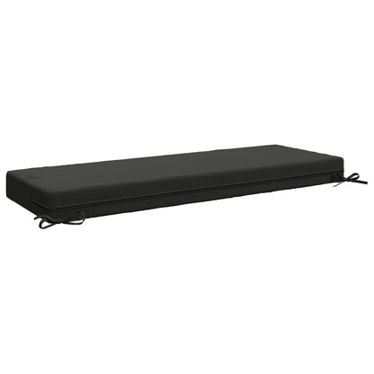vidaXL Seat Cushion SOEST 100% Polyester Anthracite 120 x 40 x 10 cm