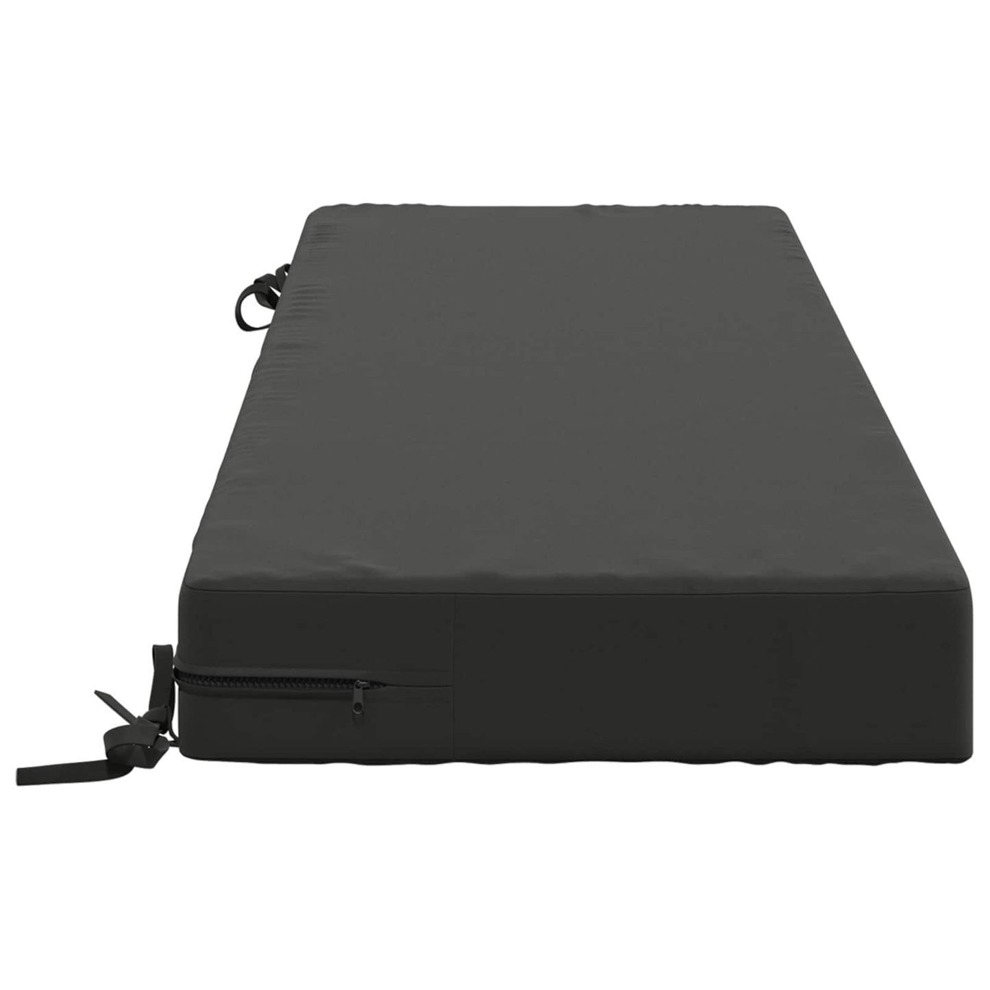 vidaXL Seat Cushion SOEST 100% Polyester Anthracite 120 x 40 x 10 cm