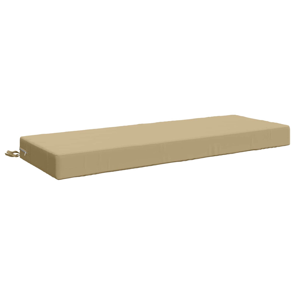 vidaXL Seat Cushion SOEST 100% Polyester Beige 120 x 40 x 10 cm