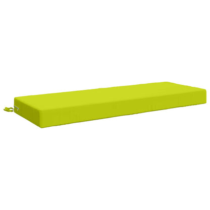 vidaXL Seat Cushion SOEST 100% Polyester Bright Green 120 x 40 x 10 cm
