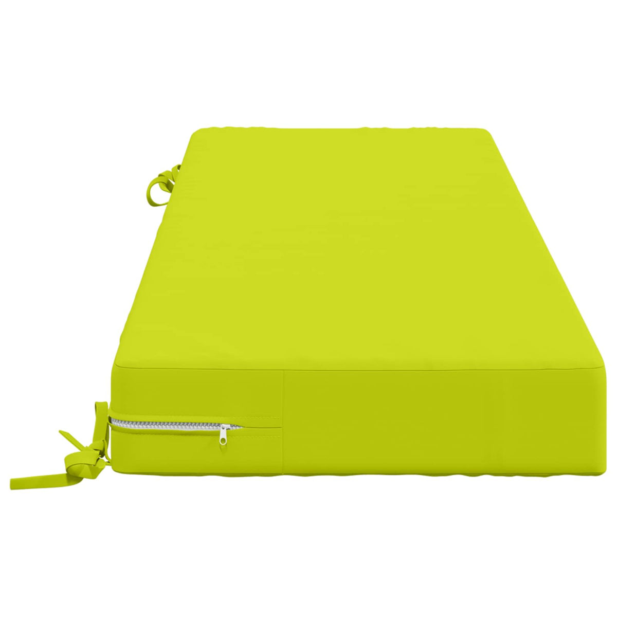 vidaXL Seat Cushion SOEST 100% Polyester Bright Green 120 x 40 x 10 cm