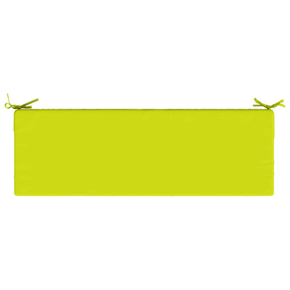 vidaXL Seat Cushion SOEST 100% Polyester Bright Green 120 x 40 x 10 cm