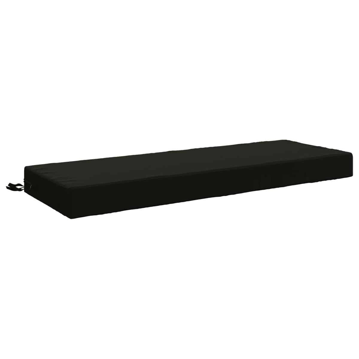 vidaXL Back Cushion SOEST 100% Polyester Black 120 x 40 x 10 cm