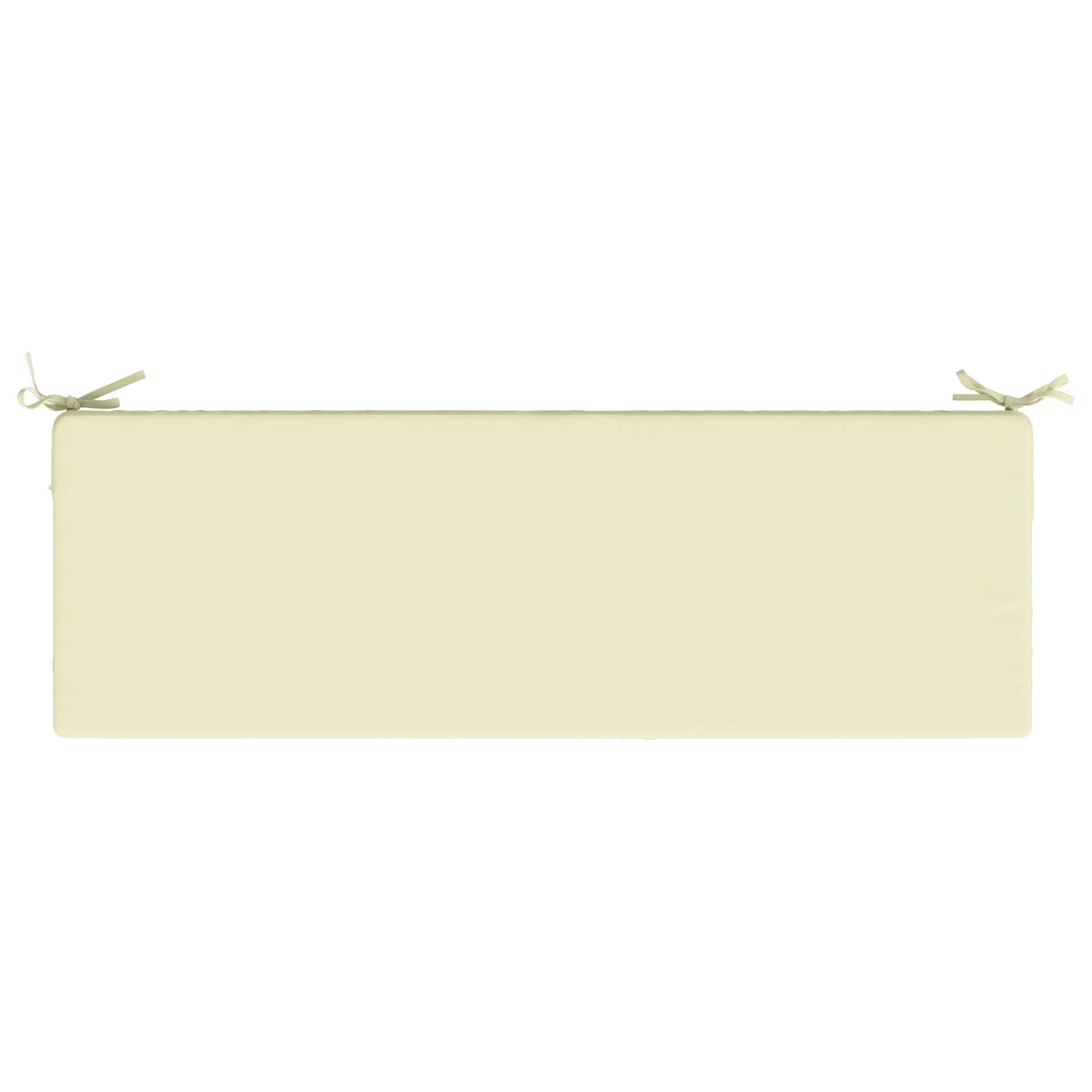 vidaXL Seat Cushion SOEST 100% Polyester Cream 120 x 40 x 10 cm