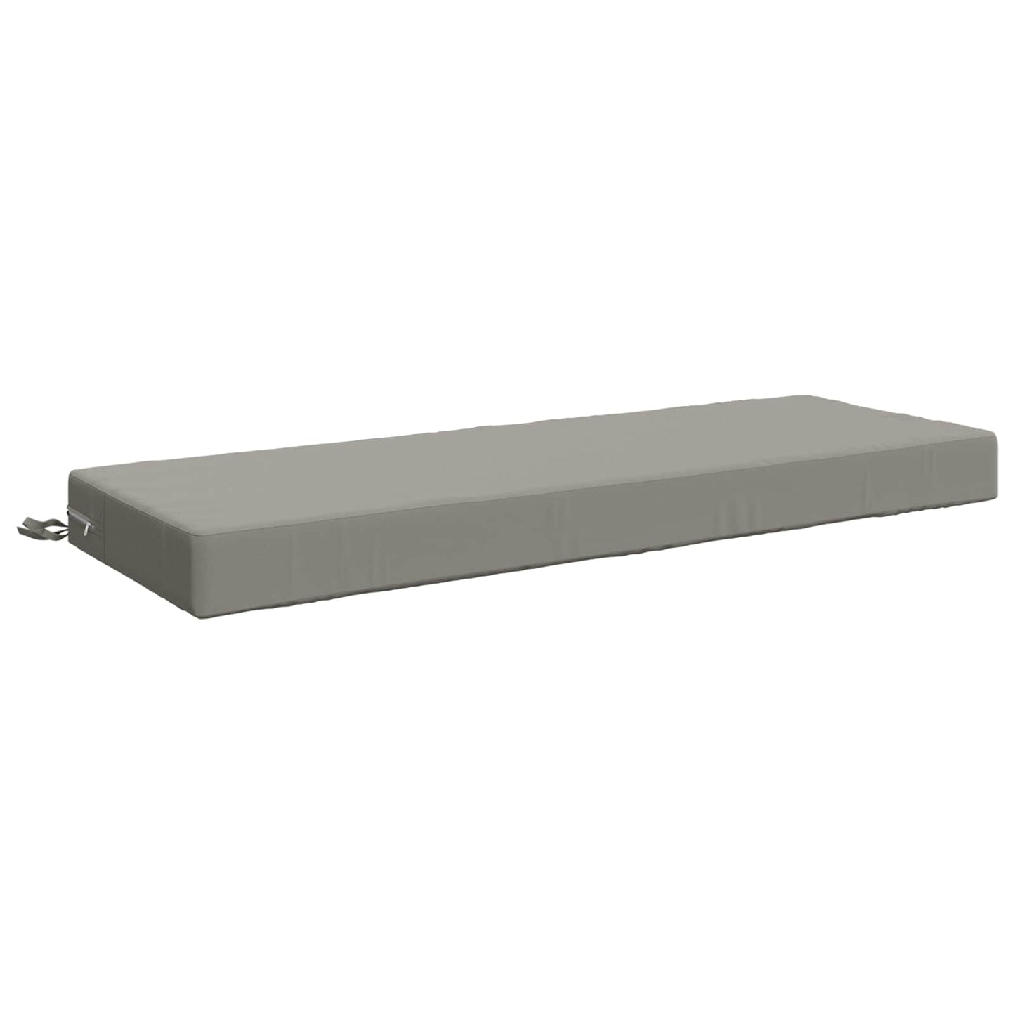 vidaXL Seat Cushion SOEST 100% Polyester Grey 120 x 40 x 10 cm