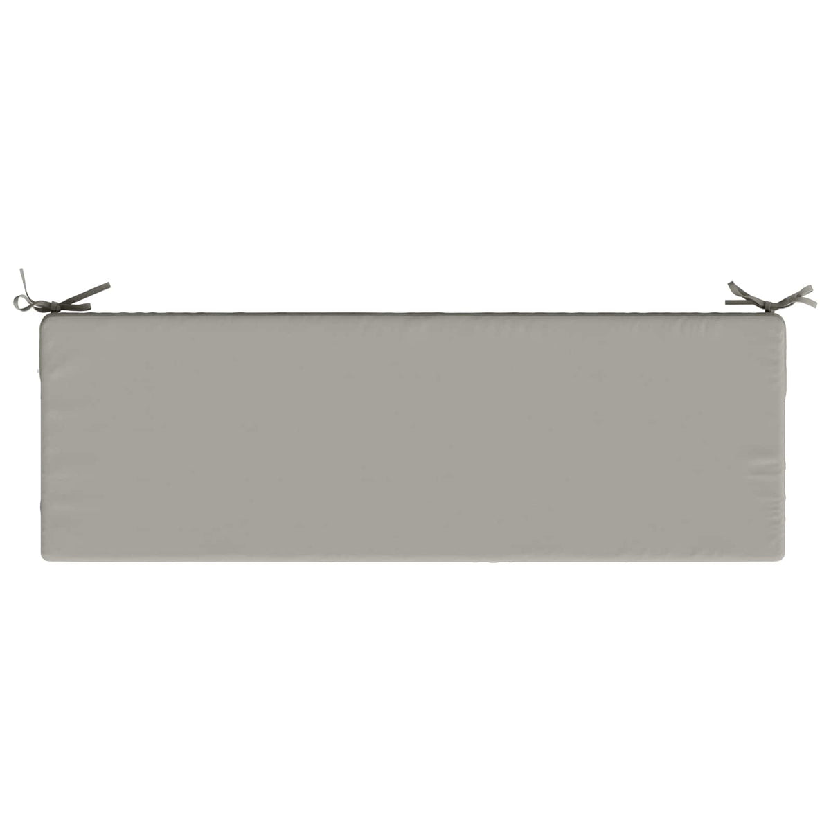 vidaXL Seat Cushion SOEST 100% Polyester Grey 120 x 40 x 10 cm