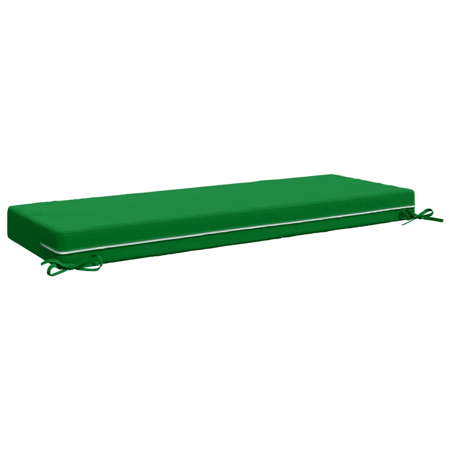 vidaXL Seat Cushion SOEST 100% Polyester Green 120 x 40 x 10 cm