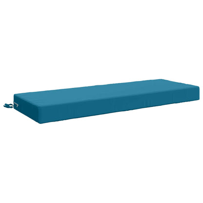 vidaXL Seat Cushion SOEST 100% Polyester Light Blue 120 x 40 x 10 cm