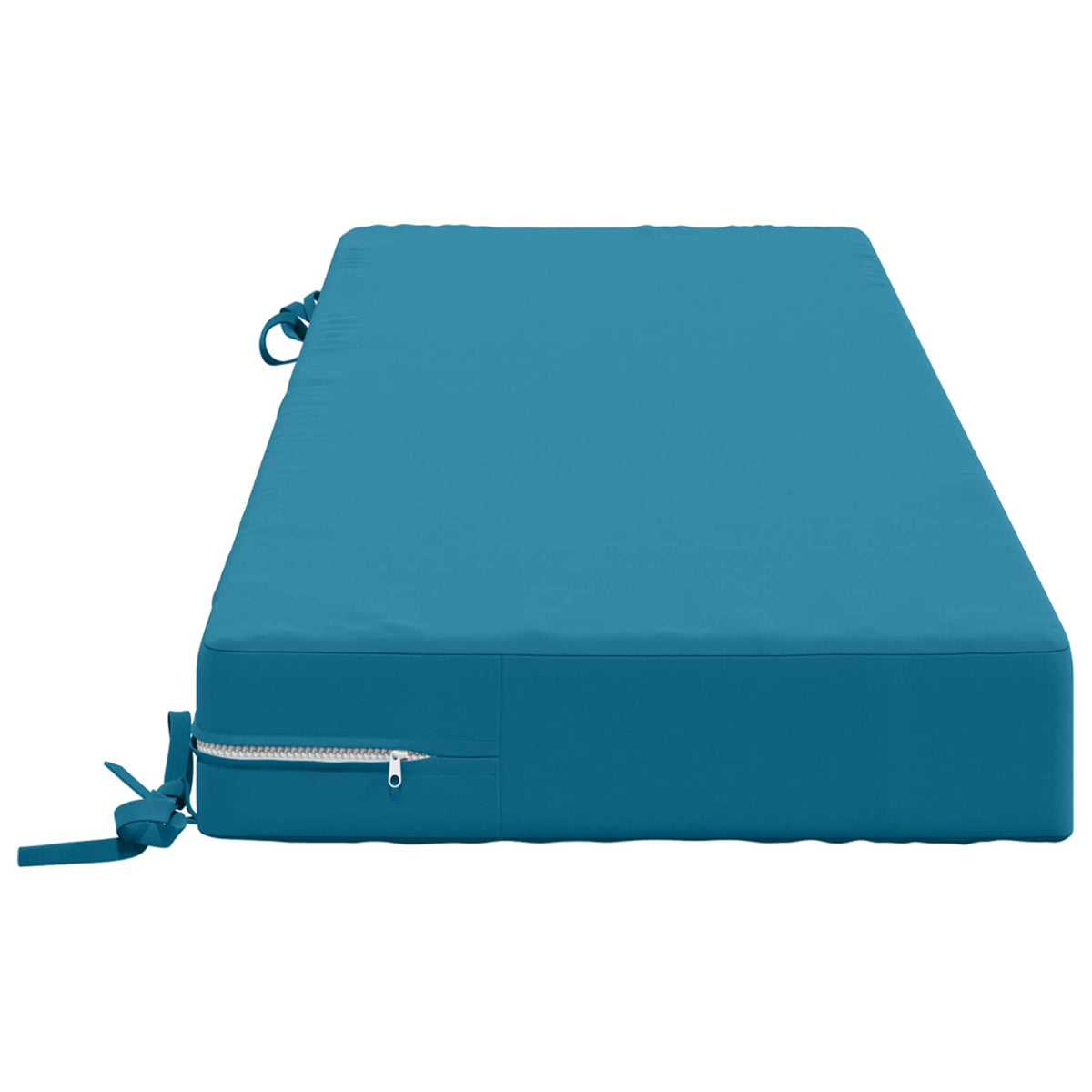 vidaXL Seat Cushion SOEST 100% Polyester Light Blue 120 x 40 x 10 cm