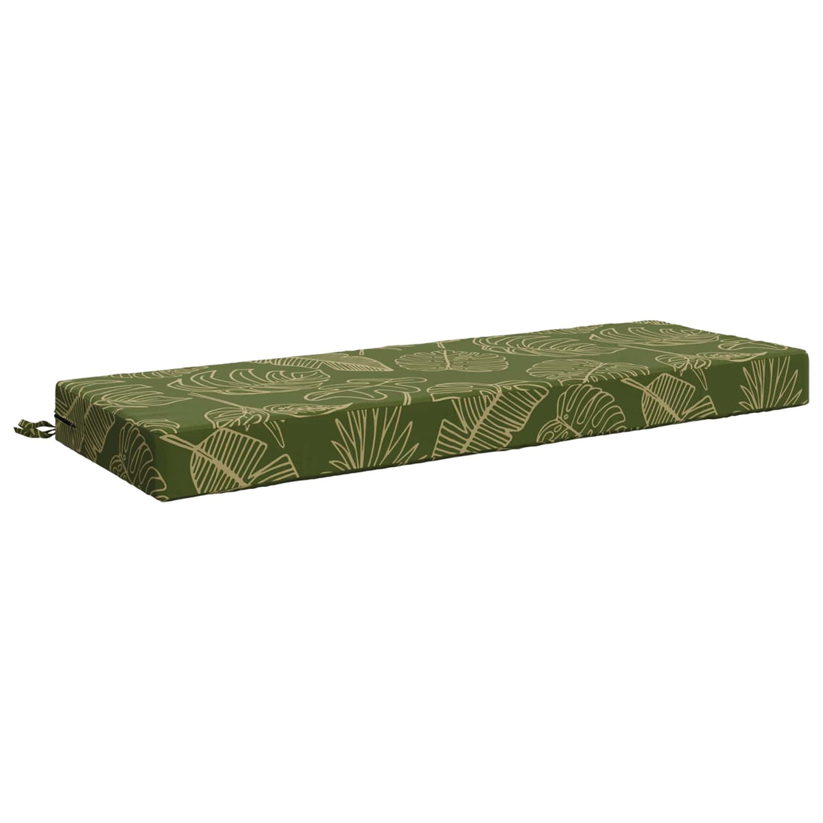 vidaXL Seat Cushion SOEST 100% Polyester Leaf Design 120 x 40 x 10 cm