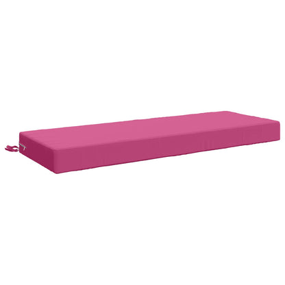 vidaXL Seat Cushion SOEST 100% Polyester Pink 120 x 40 x 10 cm