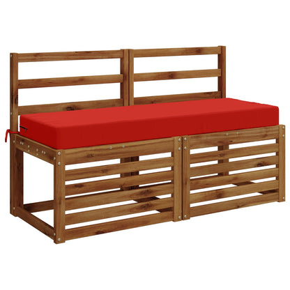 vidaXL Seat Cushion SOEST 100% Polyester Red 120 x 40 x 10 cm