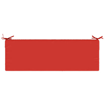 vidaXL Seat Cushion SOEST 100% Polyester Red 120 x 40 x 10 cm