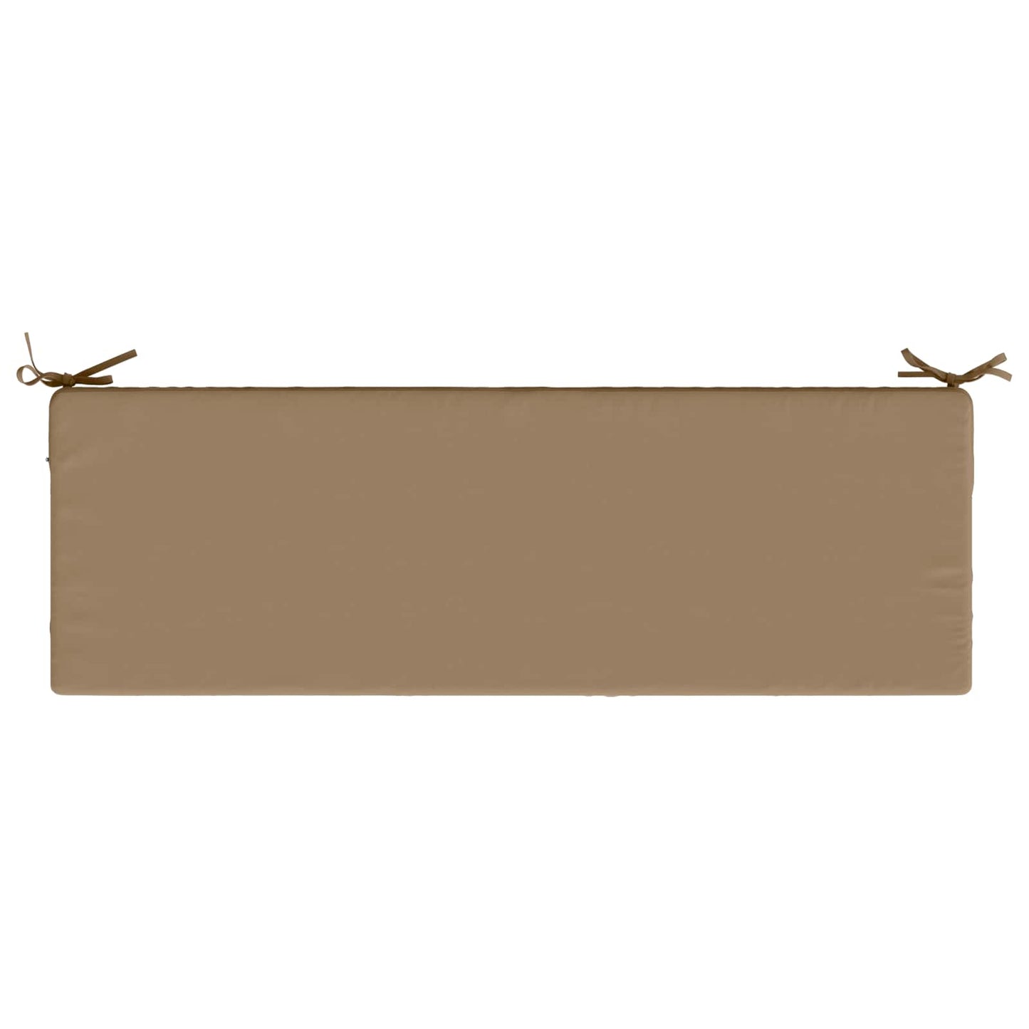vidaXL Seat Cushion SOEST 100% Polyester Taupe 120 x 40 x 10 cm