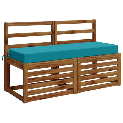 vidaXL Seat Cushion SOEST 100% Polyester Turquoise 120 x 40 x 10 cm