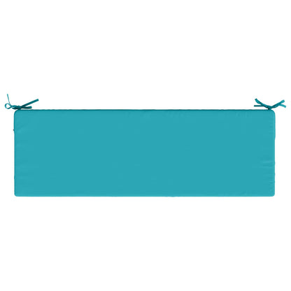 vidaXL Seat Cushion SOEST 100% Polyester Turquoise 120 x 40 x 10 cm