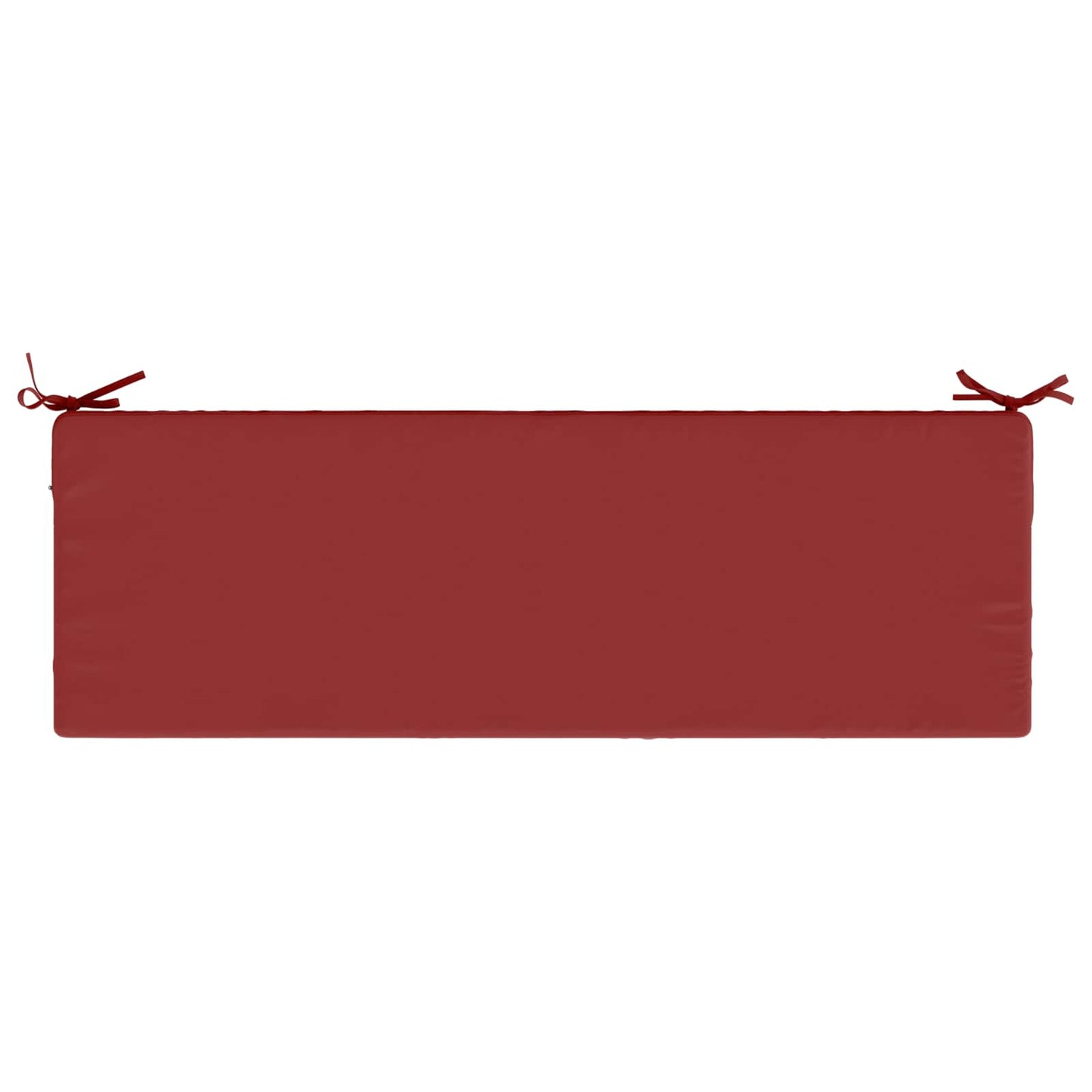 vidaXL Seat Cushion SOEST 100% Polyester Wine Red 120 x 40 x 10 cm