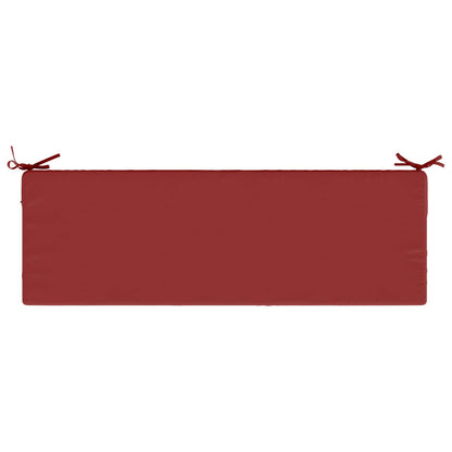 vidaXL Seat Cushion SOEST 100% Polyester Wine Red 120 x 40 x 10 cm