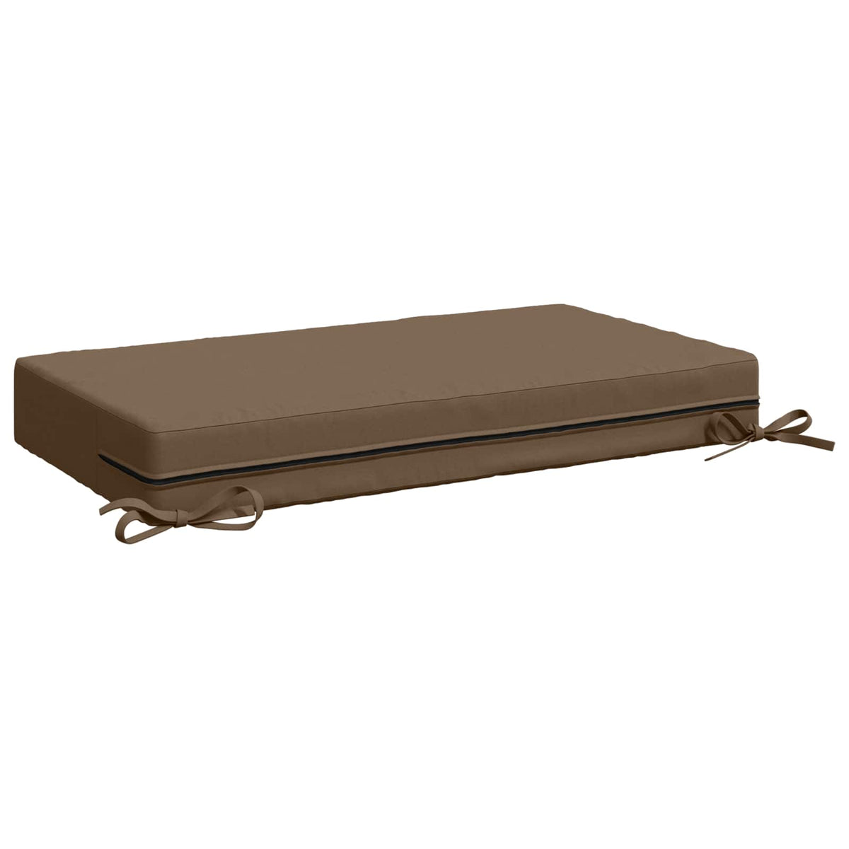 vidaXL Seat Cushion SOEST 100% Polyester Taupe 70 x 40 x 10 cm