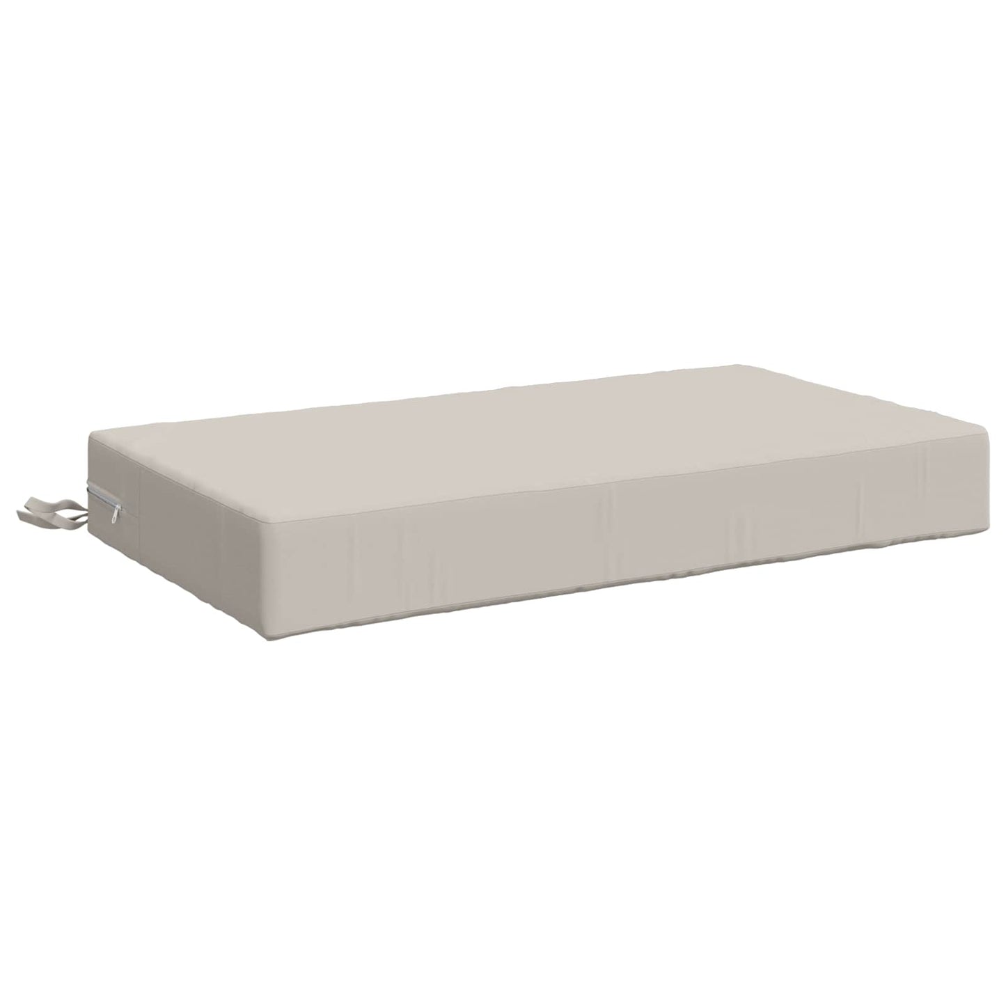 vidaXL Seat Cushion SOEST 100% Polyester White 70 x 40 x 10 cm