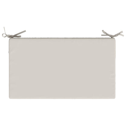 vidaXL Seat Cushion SOEST 100% Polyester White 70 x 40 x 10 cm
