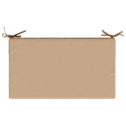 vidaXL Seat Cushion SOEST 100% Polyester Sand 70 x 40 x 10 cm
