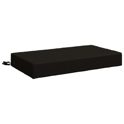 vidaXL Seat Cushion SOEST 100% Polyester Black 70 x 40 x 10 cm